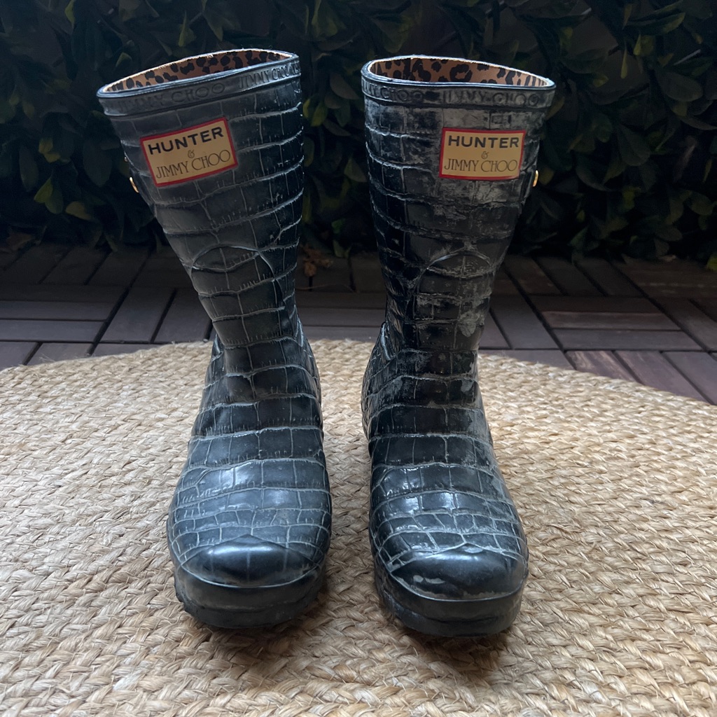 Hunter X Jimmy Choo Wellies